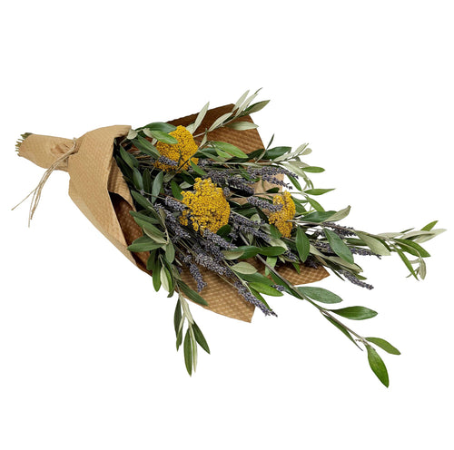 Dried Bouquet - Lavender, Yarrow & Olive Branch