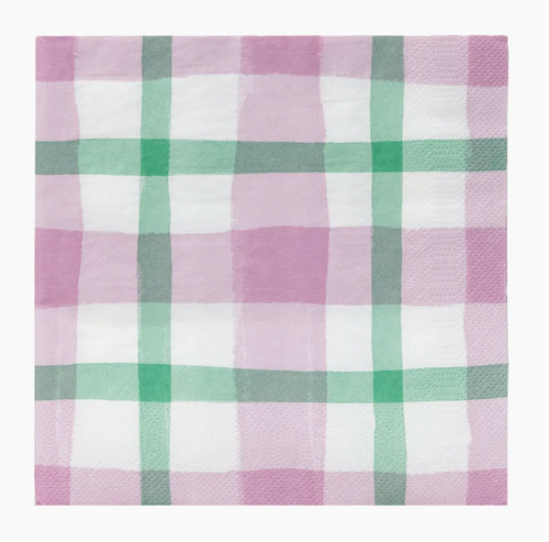 Pink and Green Napkin