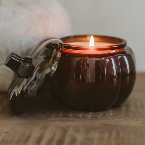 Hello Fall Soy Candle - Pumpkin Candle