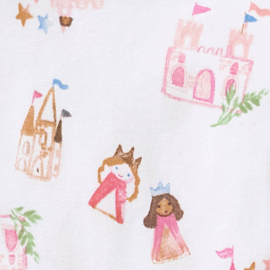 Fairytale Castle Organic Cotton Sleeper: 6-9M