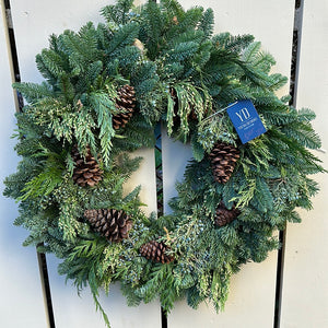 Wreath, Canella Red Multi Cone 26