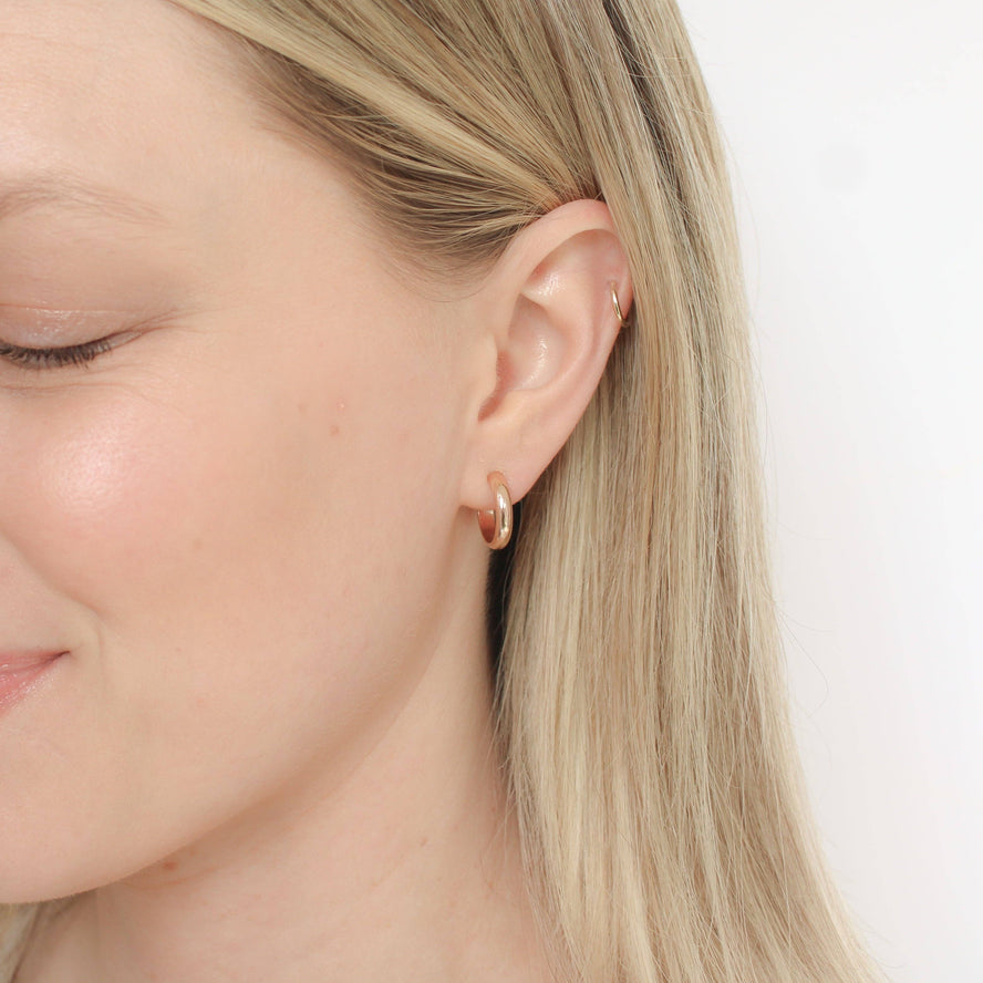 Ella Hoops: 14k Gold Fill