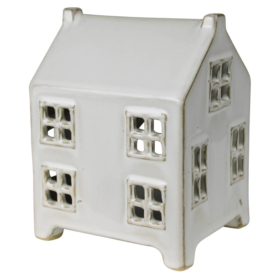 Ceramic Cottage Tealight - Wide