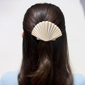 Shimmering Shell | Medium | Flat Hair Clip