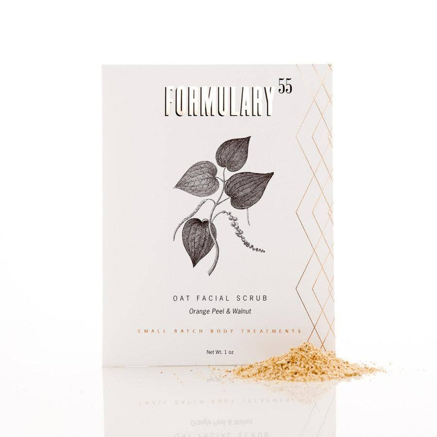 Oat Facial Scrub - Orange Peel & Walnut
