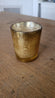 Antique Gold Votive and Candle