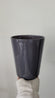 Grey Glass Vase