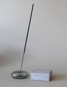 Bubble Incense Holder | Translucent Variations: Smoke Glass