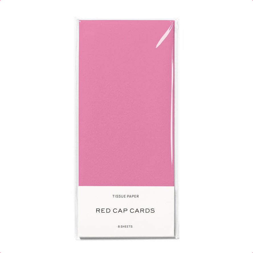 Pink Tissue Paper | Red Cap