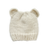 Child White Bear Hat / 6-24M