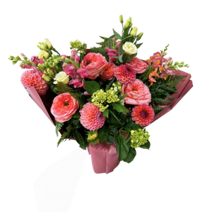 Bright + Colorful Wrapped Bouquet