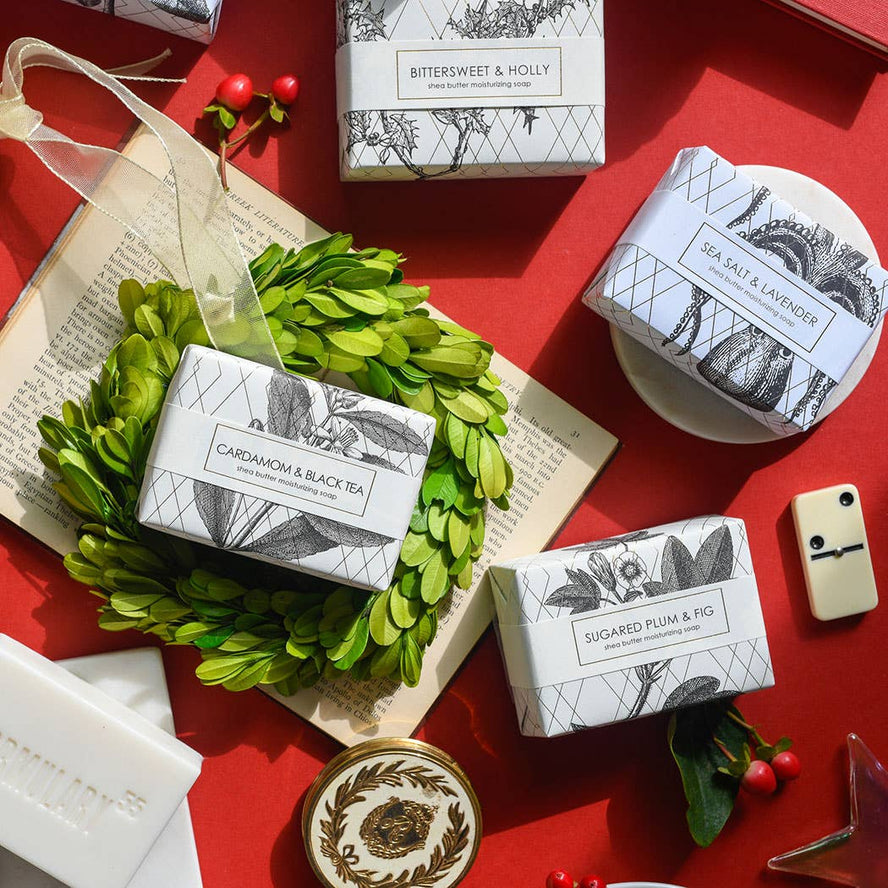 Sugared Plum & Fig Shea Butter Bar Soap - Goldleaf