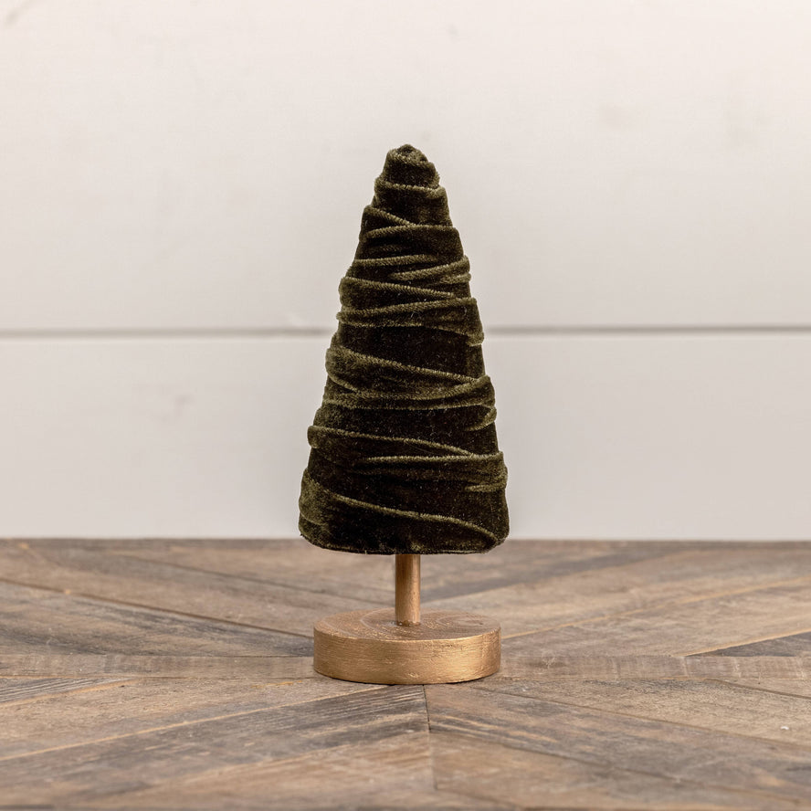 Forest Green Velvet Tree - 8