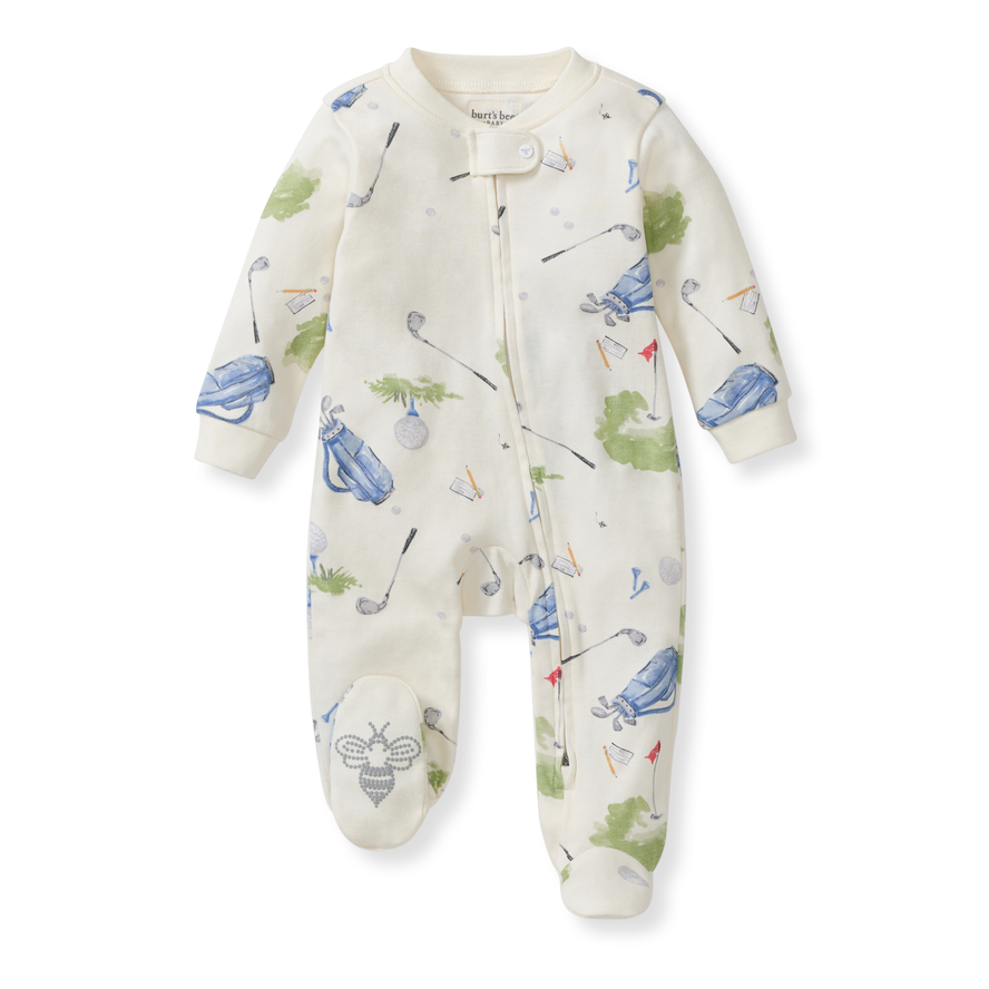 Little Golfer Organic Cotton Sleeper: 3-6M