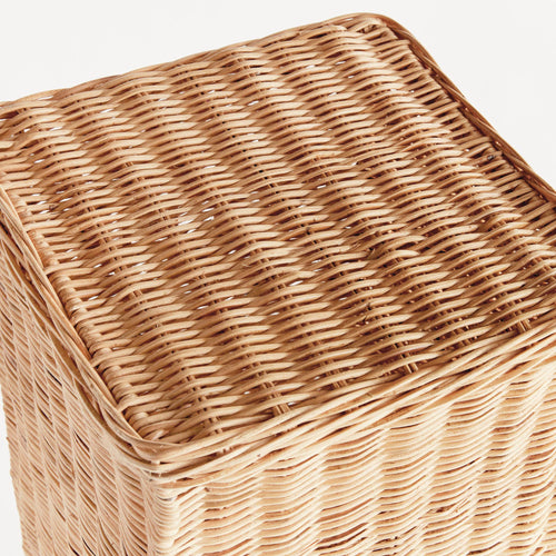 Charleston Rattan Pedestal Short | TO ORDER