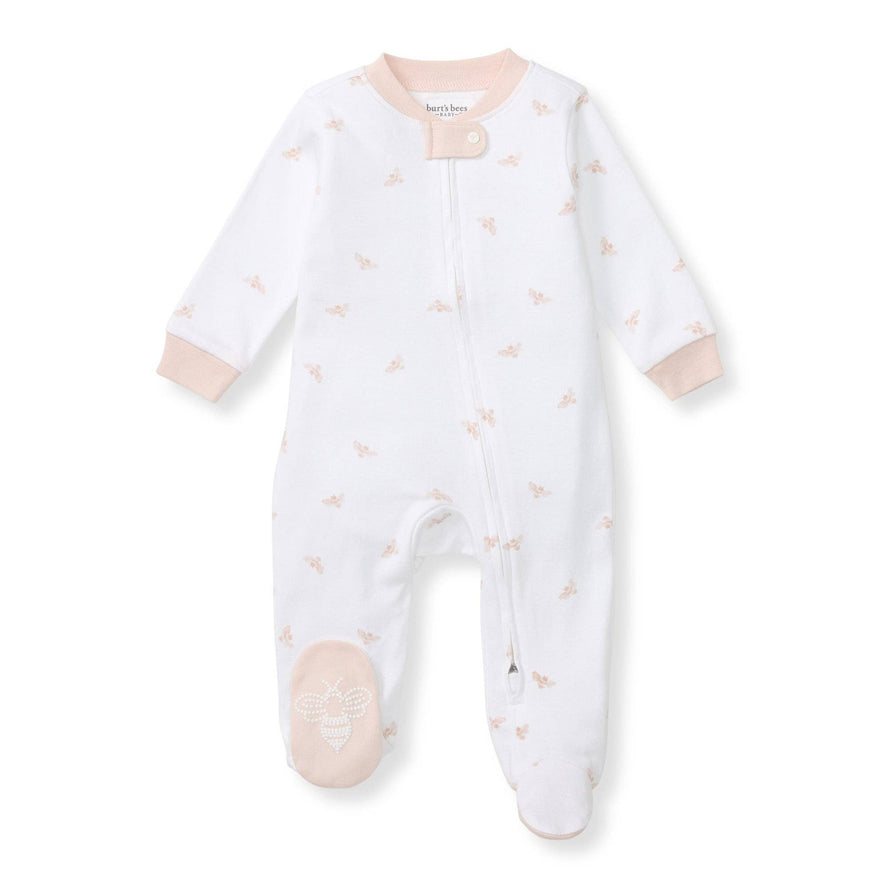 Ranunculus Organic Cotton Sleeper: Newborn