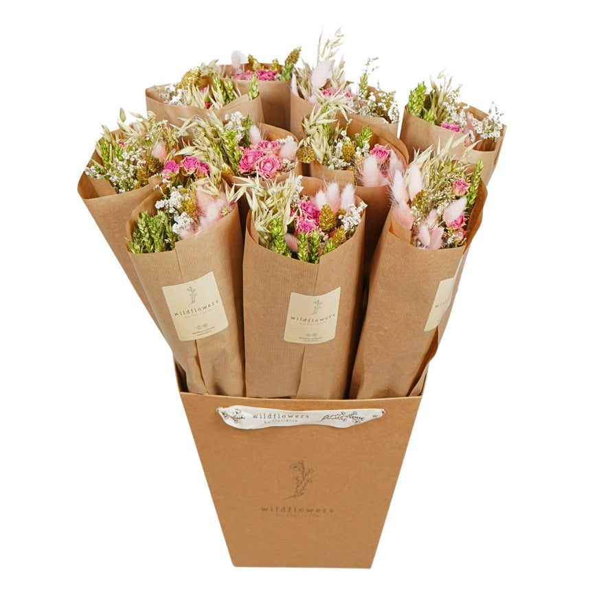 Dried Bouquet Pink Elegance Small