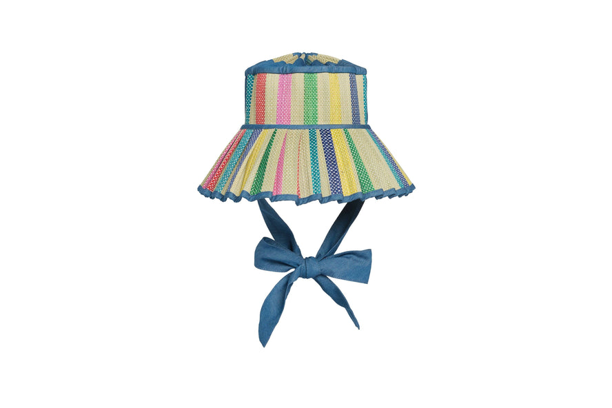Luxe Ravello Hat: Resort Days | Denim