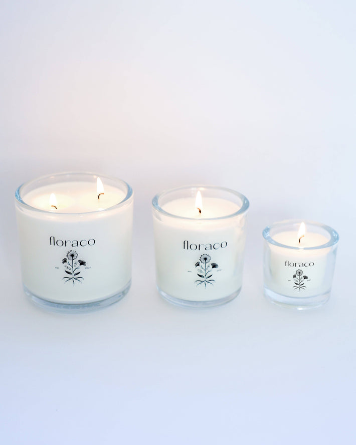 Floraco Glass Candle: Grand
