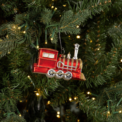 Red Train Ornament