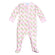 Pink Hydrangeas Zip Baby Onesie: 3-6M