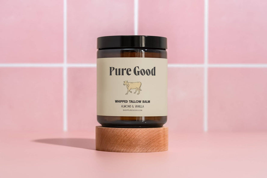 Almond + Vanilla Whipped Tallow: 8 oz