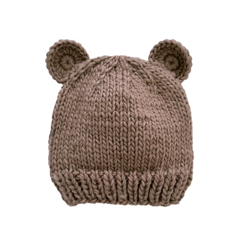 Child Tan Bear Hat / 2-5Y