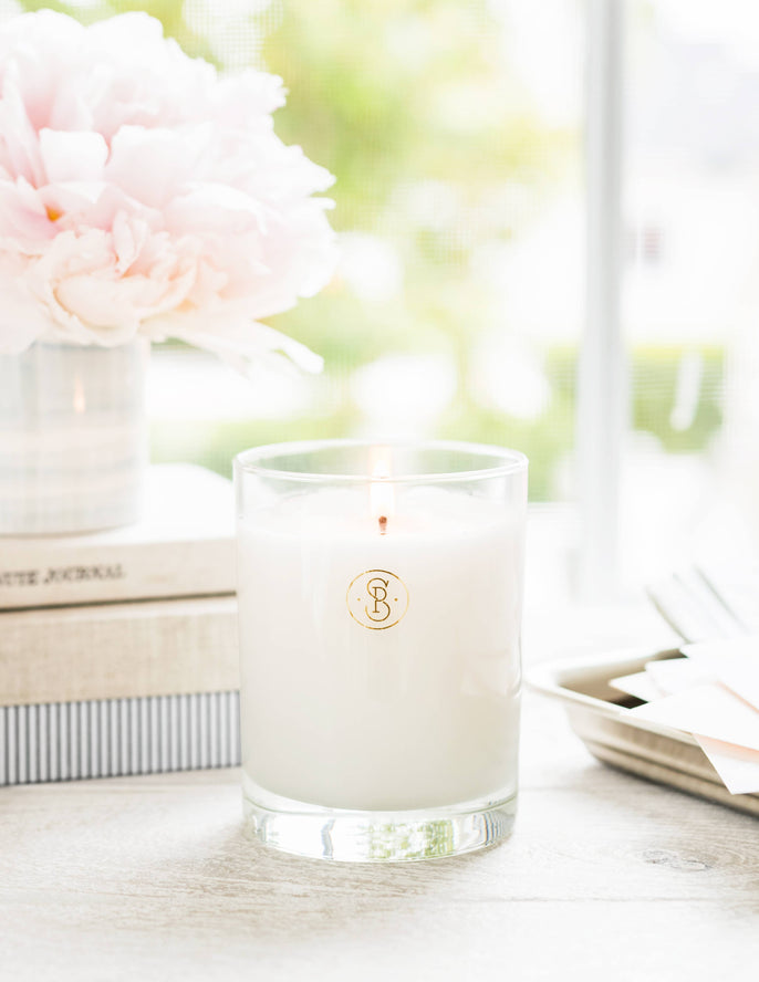 Pale Pink Petal Candle