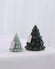 Mo&Co Sculpted Beeswax Tree Candle Large Forest Green