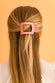 Calming Coral Hair Clip