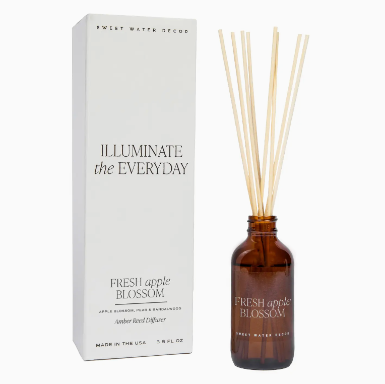 Fresh Apple Blossom Amber Reed Diffuser