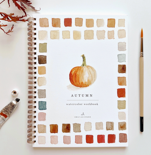 Autumn Watercolor Workbookn