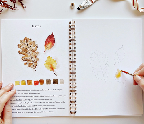 Autumn Watercolor Workbookn