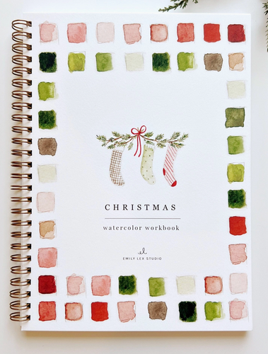 Christmas Watercolor Workbook
