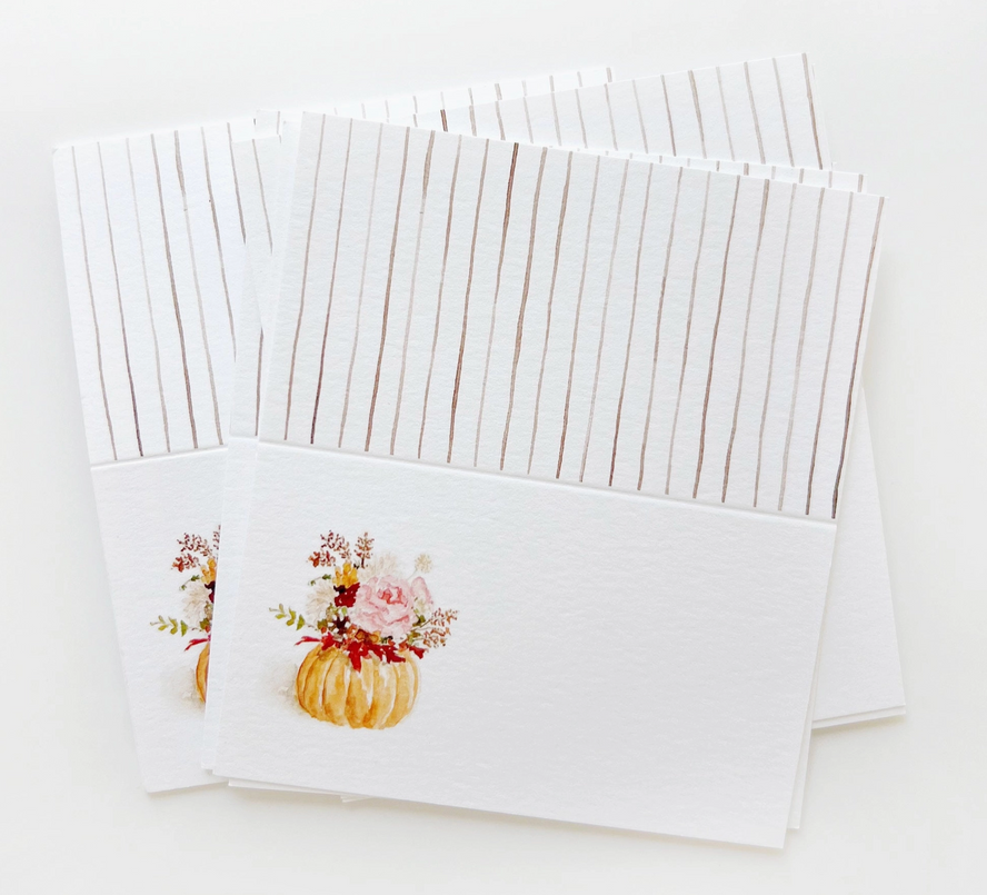 Pumpkin Bouquet Place Cards