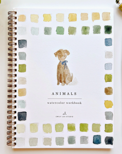 Animals Watercolor Workbook
