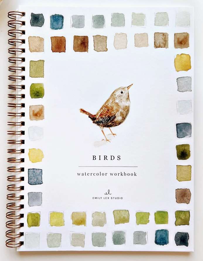 Birds Watercolor Workbook
