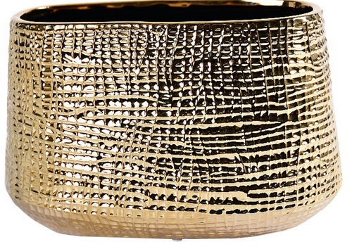 Gold Textured Vase