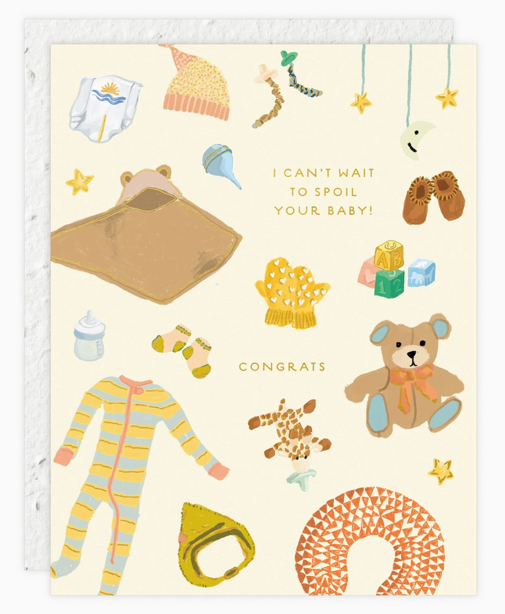 I Can't Wait To Spoil Your Baby | Seedlings Plantable Cards