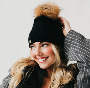Cashmere Pom Hat
