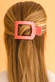 Calming Coral Hair Clip