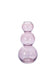 Purple Treble Stacked Vase