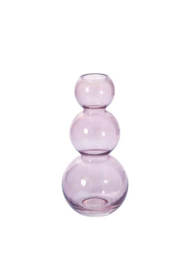 Purple Treble Stacked Vase