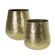 Hux Hammered Gold Pot