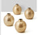 Antique Gold Bud Vase