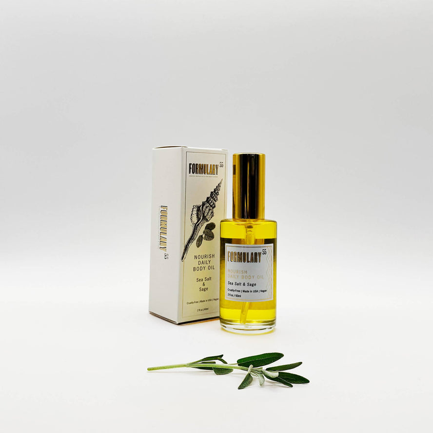 Nourish Daily Body Oil -  Sea Salt & Sage