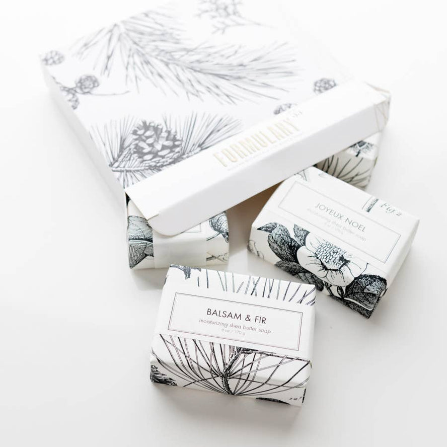 Christmas Holiday Soap Giftset - Four Scents