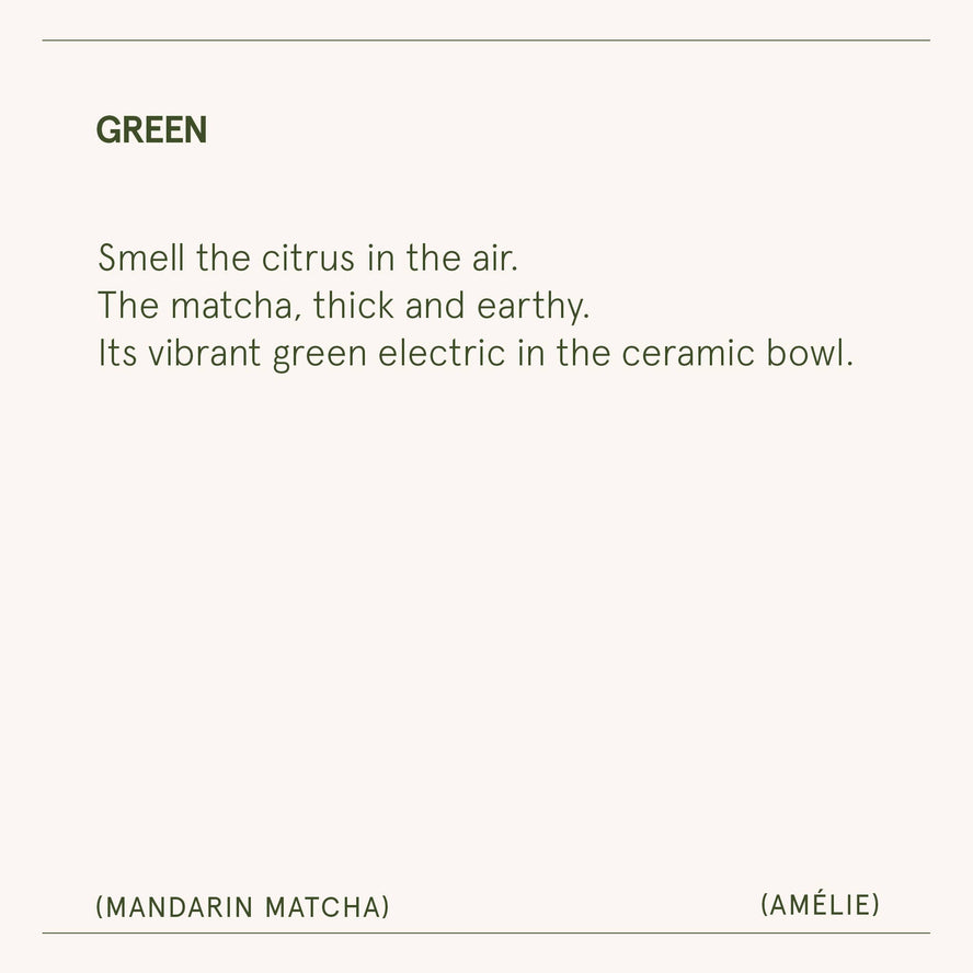 La Jolie Muse Mandarin Matcha