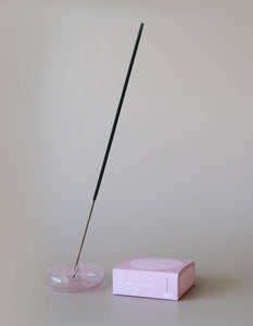 Bubble Incense Holder | Translucent Variations: Rose Glass