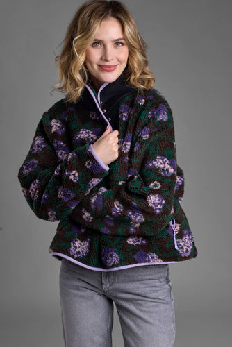 Sherpa Jacket: Black Combo